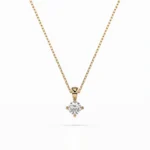 Кольє Солітер 0.1 ct — фото 4