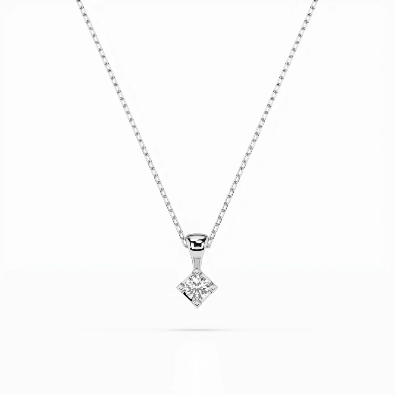 Кольє Солітер 0.08 ct