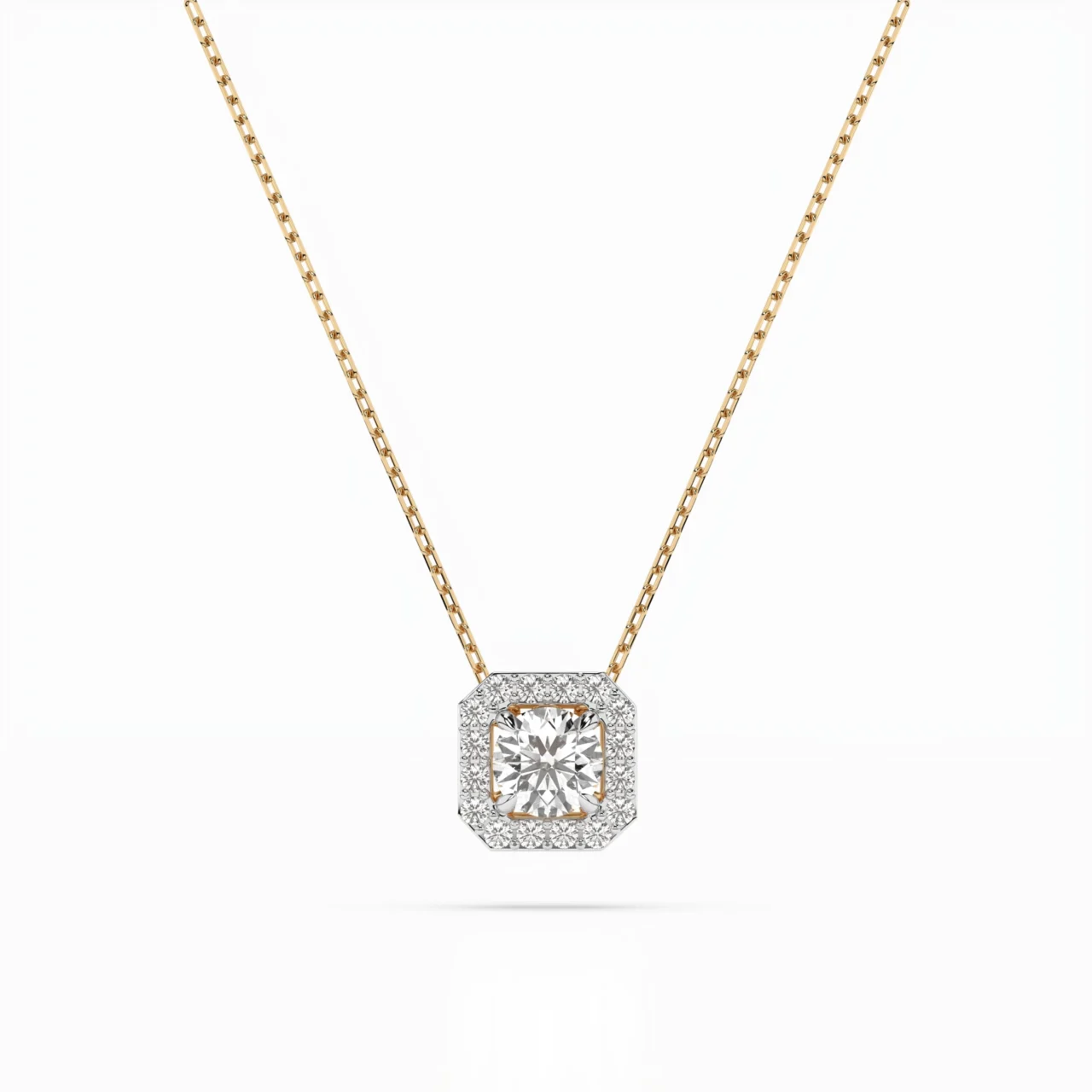 Кольє Солітер Вічність 0.2 ct — фото 4