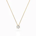 Кольє Солітер 0.15 ct — фото 4