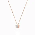 Кольє Солітер 0.15 ct — фото 8
