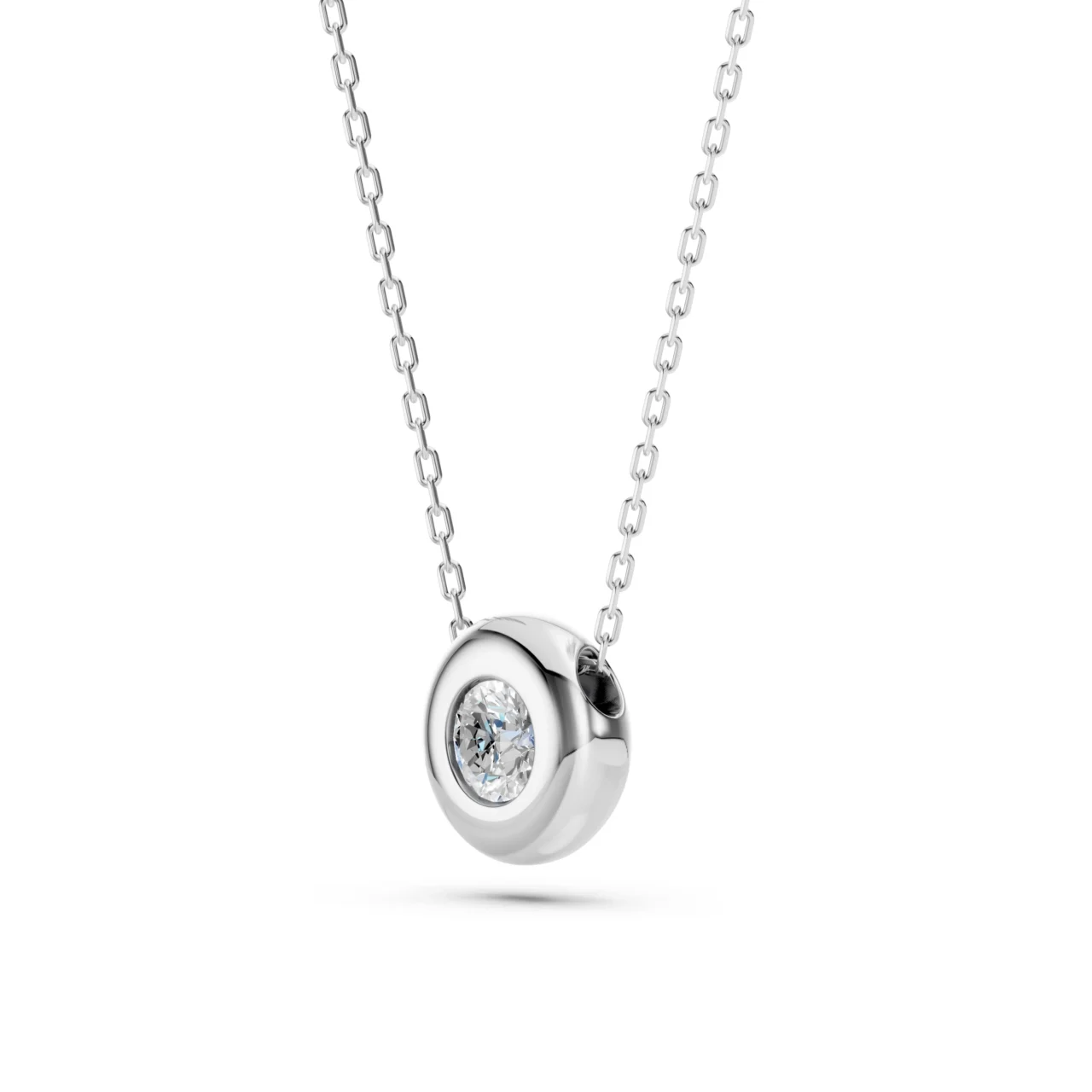 Кольє Солітер 0.15 ct — фото 2