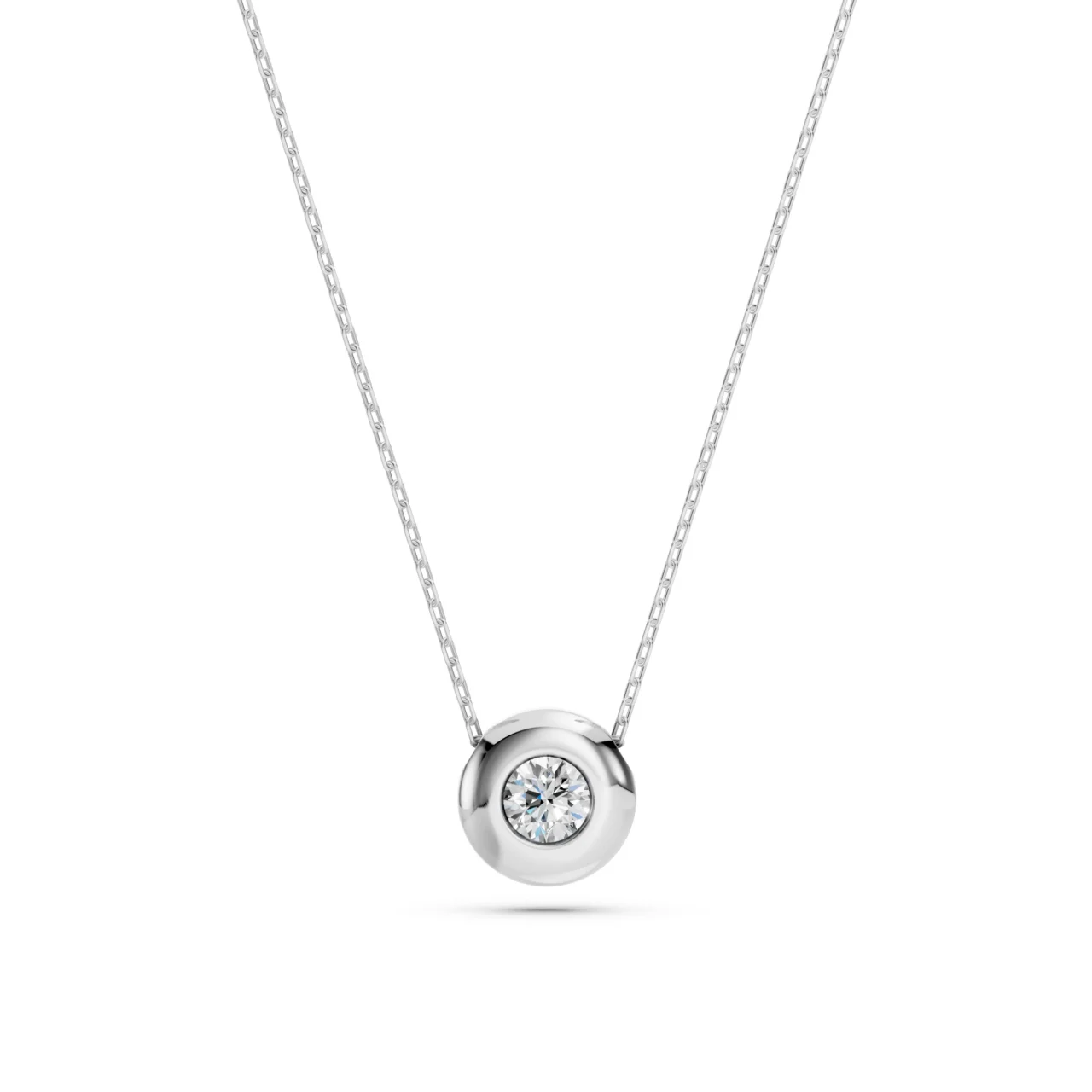 Кольє Солітер 0.15 ct — фото 3