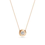 Кольє Солітер 0.15 ct — фото 9