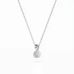 Кольє Солітер 0.1 ct — фото 2