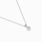 Кольє Солітер 0.1 ct — фото 3