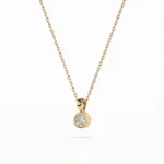Кольє Солітер 0.1 ct — фото 5