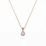 Кольє Солітер 0.1 ct — фото 7