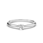 Каблучка Солітер 0.2 ct — фото 2