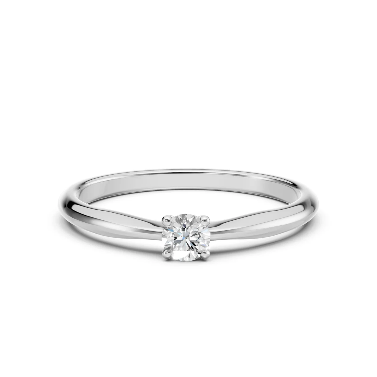Каблучка Солітер 0.2 ct — фото 2