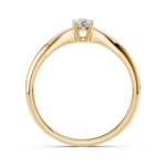 Каблучка Солітер 0.2 ct — фото 4