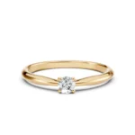 Каблучка Солітер 0.2 ct — фото 5