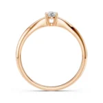 Каблучка Солітер 0.2 ct — фото 7