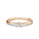 Каблучка Солітер 0.2 ct — фото 8