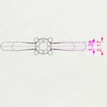 Каблучка Солітер 0.2 ct — фото 9