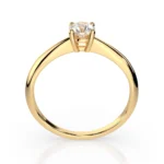 Каблучка Солітер 0.3 ct — фото 4
