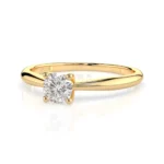 Каблучка Солітер 0.3 ct — фото 5