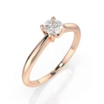 Каблучка Солітер 0.3 ct — фото 6
