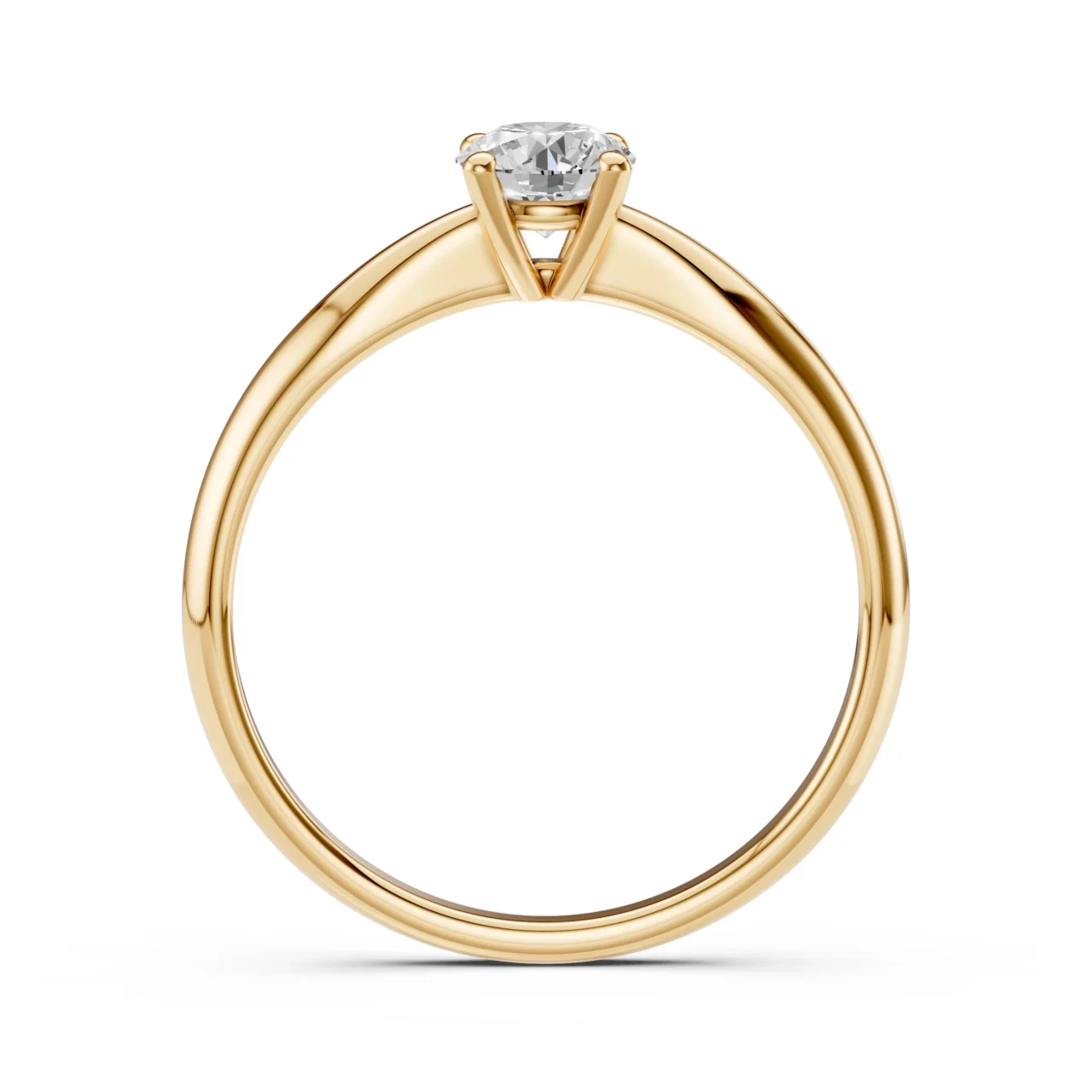 Каблучка Солітер 0.5 ct — фото 4