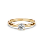 Каблучка Солітер 0.5 ct — фото 5