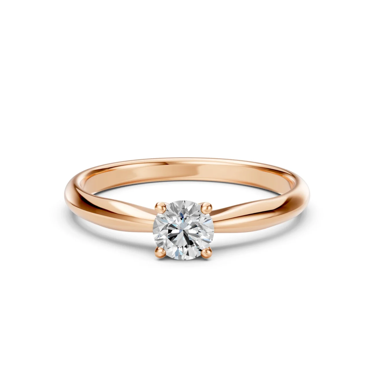 Каблучка Солітер 0.5 ct — фото 8
