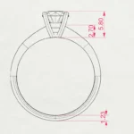 Каблучка Солітер 0.5 ct — фото 10