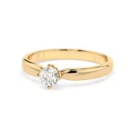 Каблучка Солітер 0.2 ct — фото 5