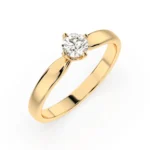 Каблучка Солітер 0.25 ct — фото 3