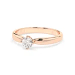 Каблучка Солітер 0.25 ct — фото 8