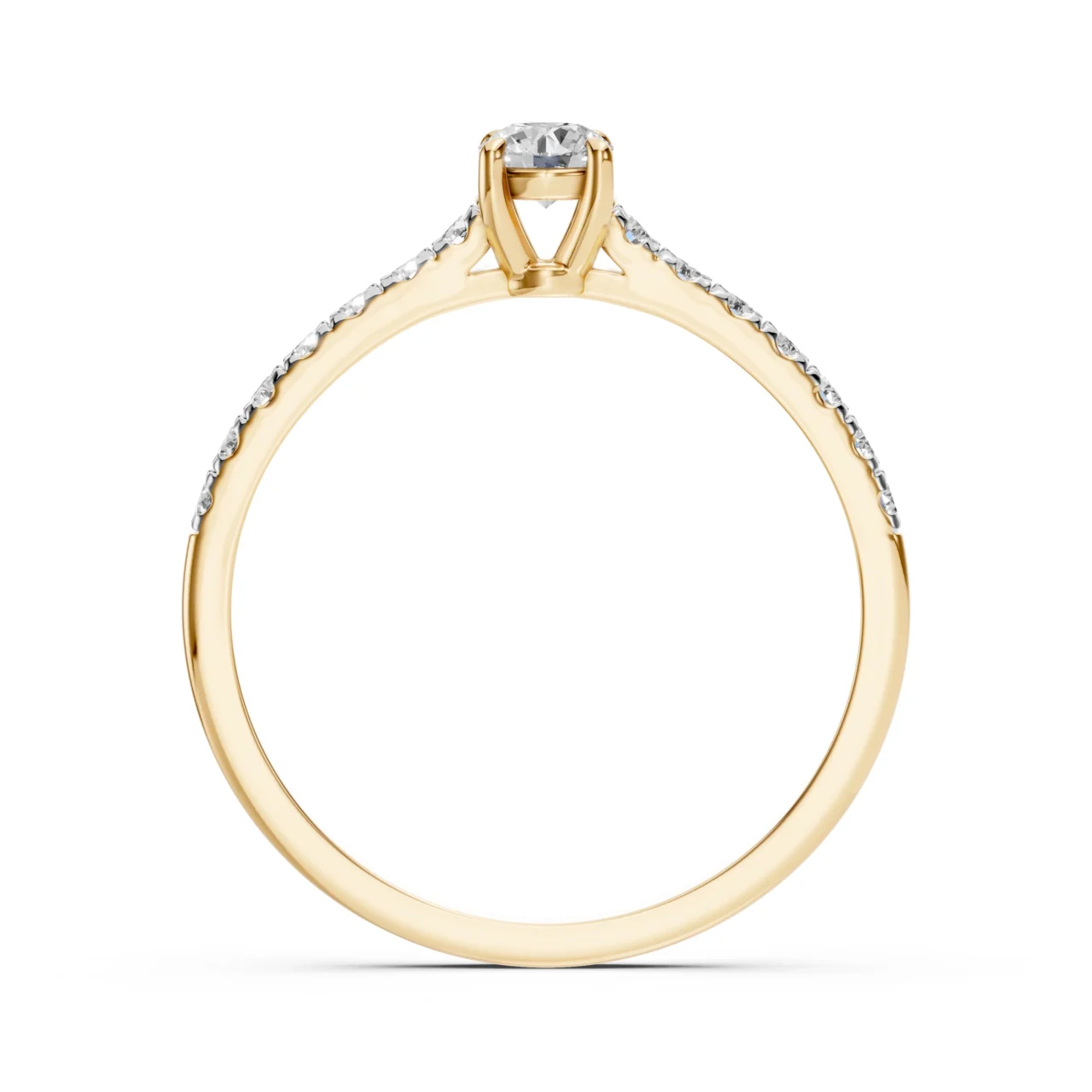 Каблучка Солітер Вічність 0.2 ct — фото 4
